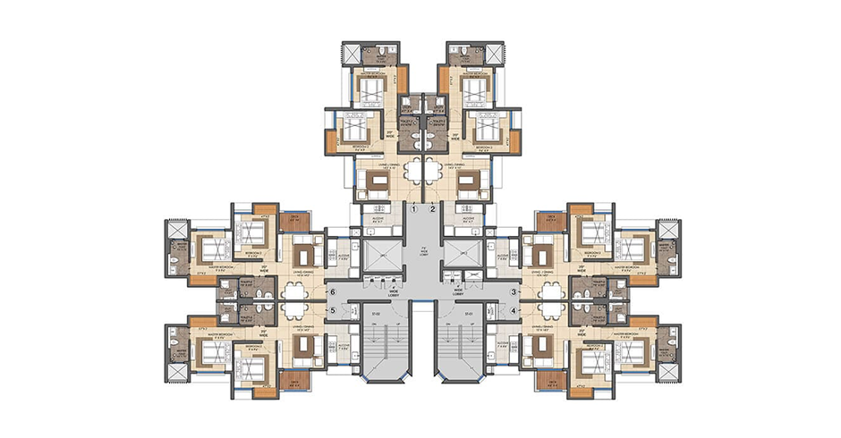 Casa Foresta Dombivli Floor Plans