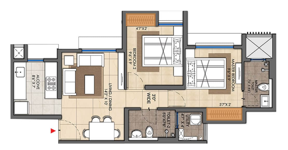 Lodha Casa Foresta Floor Plans